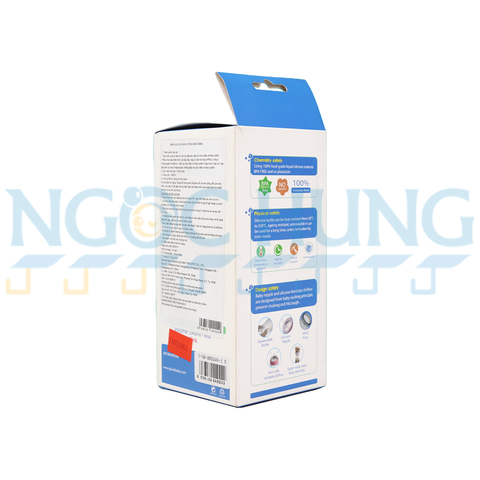 Bình sữa  Silicone Gluck kim cương 240ml