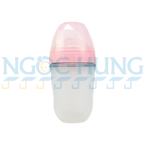 Bình sữa  Silicone Gluck kim cương 240ml