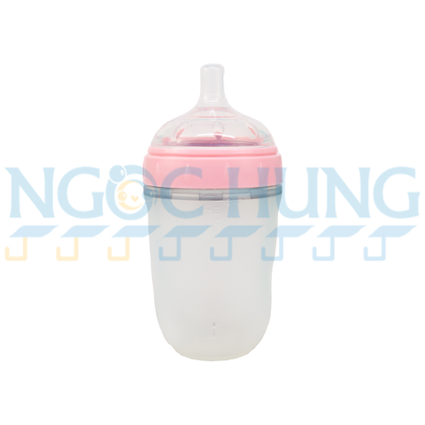 Bình sữa  Silicone Gluck kim cương 240ml