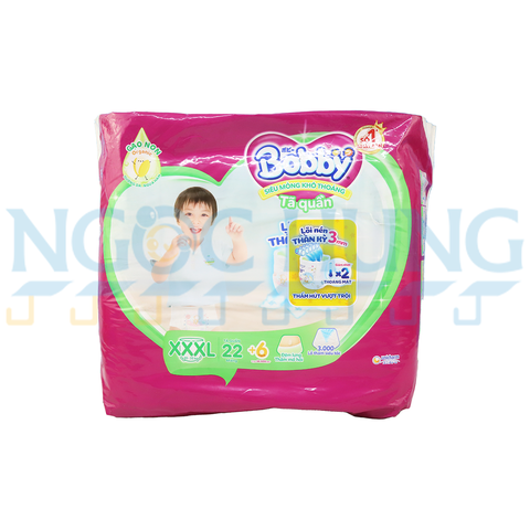 Tã quần Bobby  XXXL 22 miếng