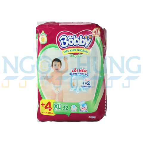 Tã quần Bobby XL 32 miếng