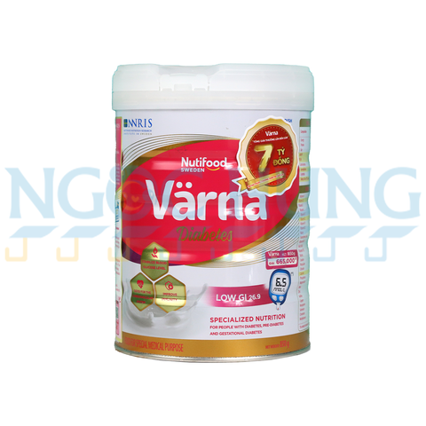 Sữa bột Nutifood Varna Diabetes 850g (dành cho người tiểu đường)