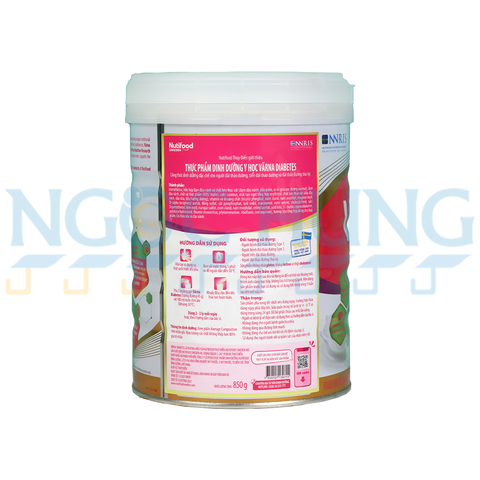 Sữa bột Nutifood Varna Diabetes 850g (dành cho người tiểu đường)