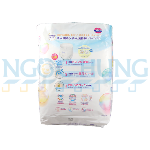 Tã quần Merries size XL 38 miếng