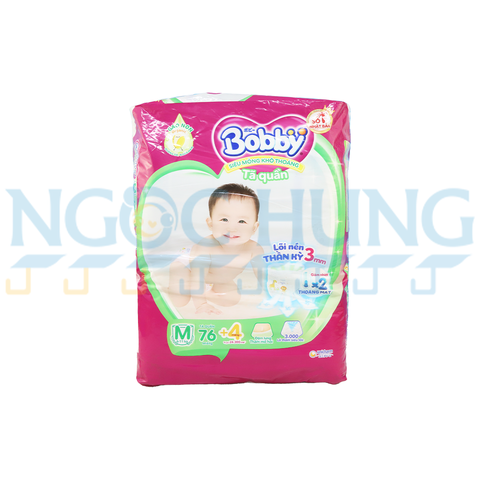 Tã quần Bobby size M 76 miếng