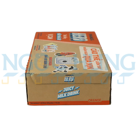 sữa chua uống tiệt trùng Vinamilk Hero hương cam 110ml