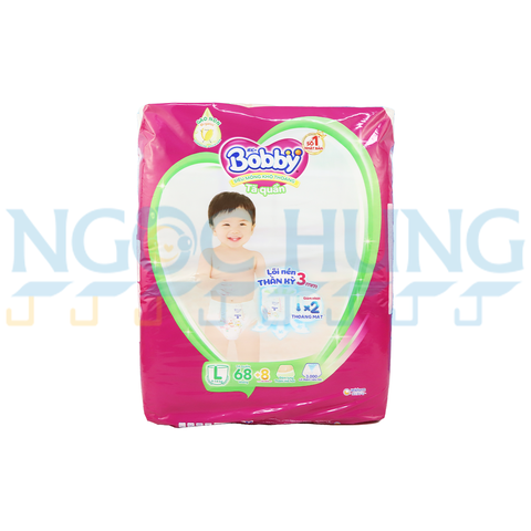Tã quần Bobby size L 70 miếng