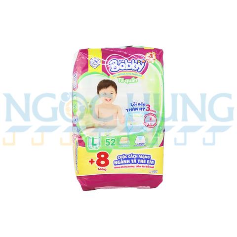 Tã quần Bobby L 52 miếng