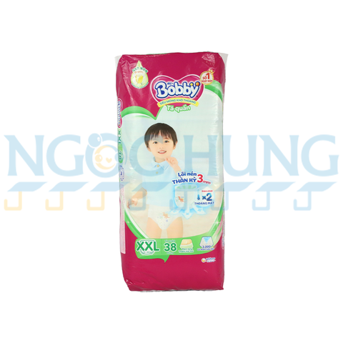 Tã quần Bobby XXL 42 miếng (Mới XXL38)