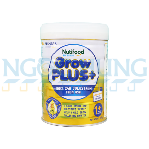 Sữa bột Nutifood Growplus vàng 1+ 800g ( 1 tuổi trở lên)