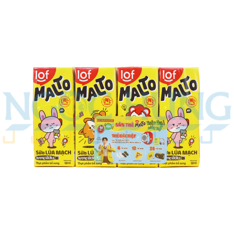 sữa lof malto socola lúa mạch 180ml