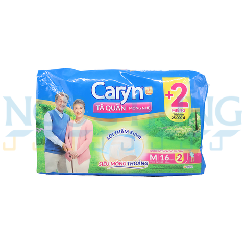 Tã quần Caryn size M 16 miếng