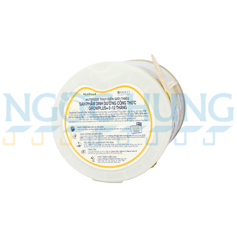 Sữa bột Nutifood Growplus Vàng 0+ 400g