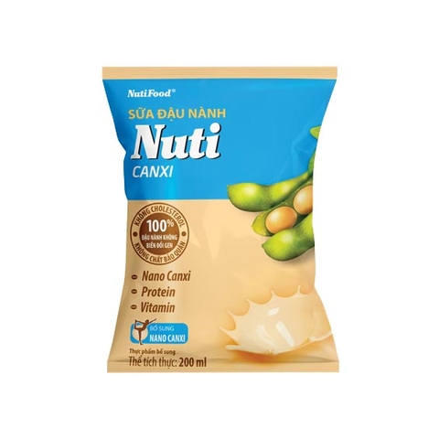 sữa đậu nành Nuti canxi 200ml