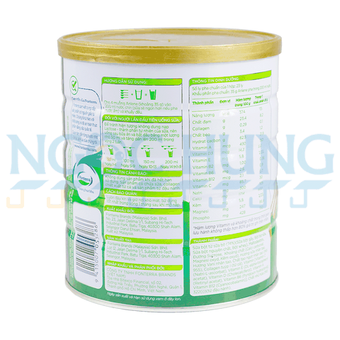 Sữa bột Anlene Gold 3X hương vani 800g (40 tuổi trở lên)