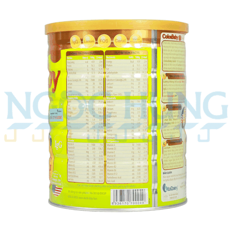 Sữa bột Vitadairy ColosBaby Gold 1+ 800g (1-2 tuổi)