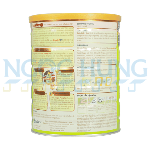 Sữa bột Vitadairy ColosBaby Gold 1+ 800g (1-2 tuổi)