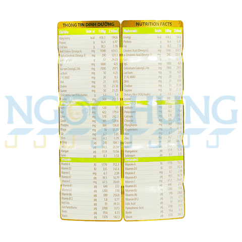 Sữa bột Vitadairy ColosBaby IQ Gold 1+ 800g (1-2 tuổi)