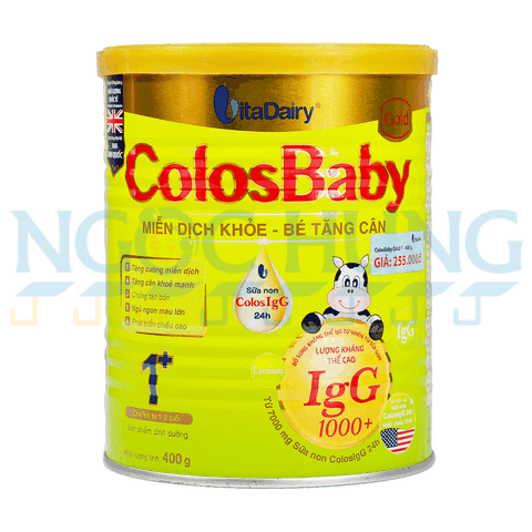 Sữa bột Vitadairy ColosBaby Gold 1+ 400g (1-2 tuổi)
