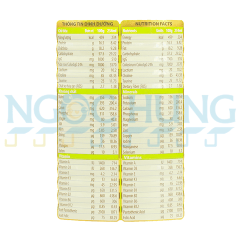 Sữa bột Vitadairy ColosBaby Gold 1+ 400g (1-2 tuổi)