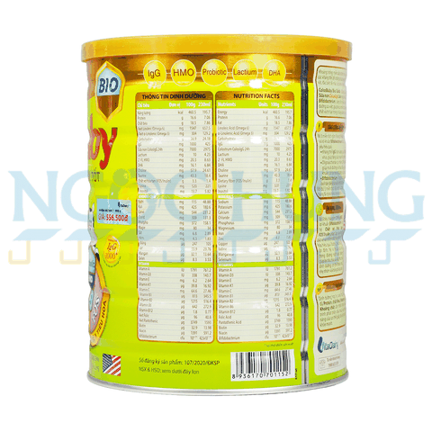 Sữa bột Vitadairy ColosBaby BIO Gold 1+ 800g (1-2 tuổi)