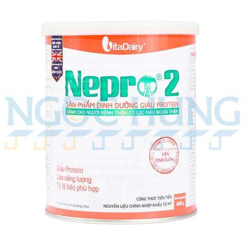 Sữa bột Vitadairy Nepro 2 400g (dành cho người bệnh thận)