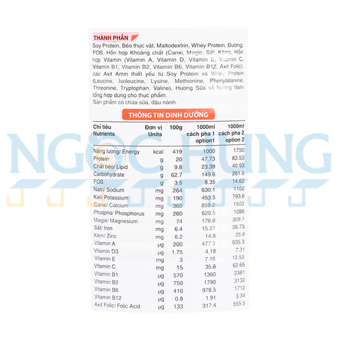 Sữa bột Vitadairy Nepro 2 400g (dành cho người bệnh thận)