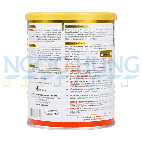 Sữa bột Vitadairy Nepro Gold 1 400g (dành cho người bệnh thận chưa chạy)