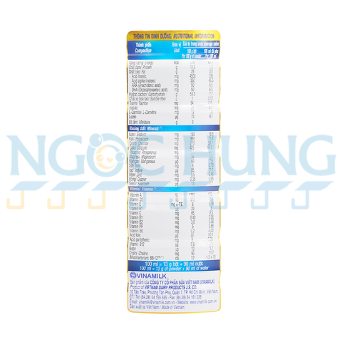 Sữa bột Vinamilk Dielac Alpha Step 1 900g (0-6 tháng)