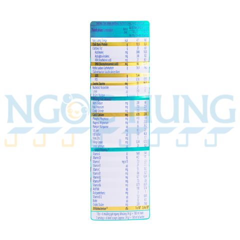 Sữa bột Vinamilk Yoko Gold 2 350g (1-2 tuổi)