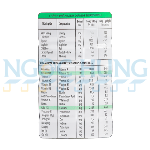 Sữa bột Nutifood Nucalci Gold 900g (trên 51 tuổi)
