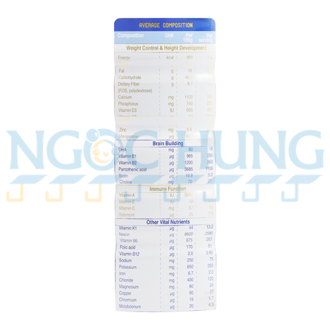 Sữa bột Nutifood GrowPlus Trắng 2+ 850g (2 tuổi trở lên)