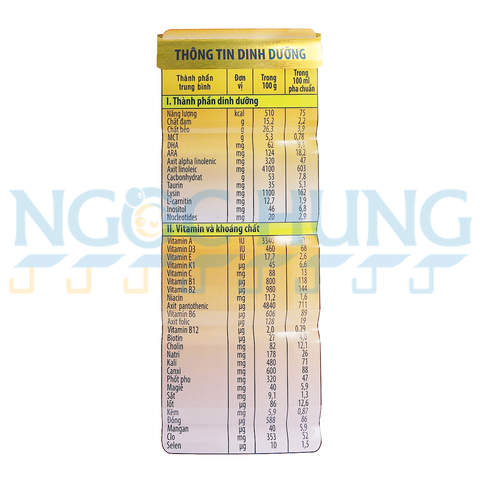 Sữa bột  Nutifood Grow Plus+ SDD 780g (0-12 tháng)
