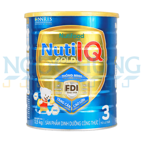 Sữa bột Nutifood Nuti IQ Gold 3 1.5kg (1-2 tuổi)