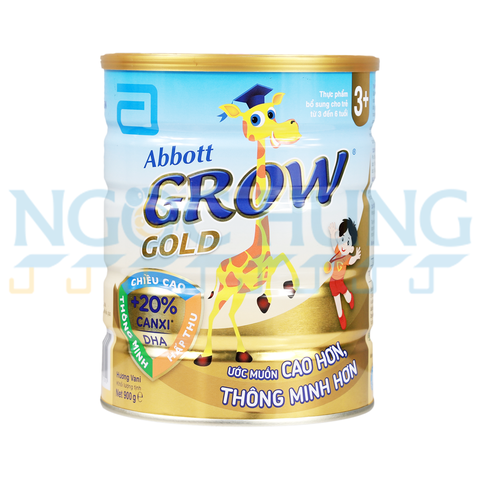 Sữa bột Abbott Grow 3+ 900g (3-6 tuổi)