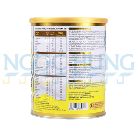 Sữa bột Nutricare Gastro 900g (dành cho người viêm dạ dày)