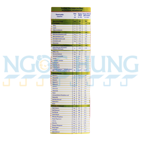 Sữa bột Nutricare MetaCare Opti 0+ 800g (0-12 tháng)
