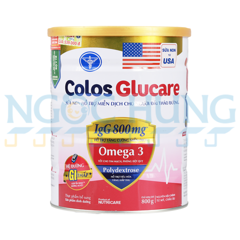 Sữa bột Nutricare Colos Glucare 800g  (dành cho người tiểu đường)