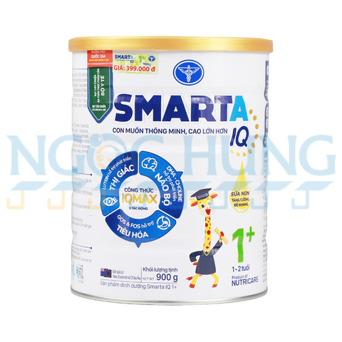 Sữa bột Nutricare SMARTA IQ 1+ 900g (1-2 tuổi)