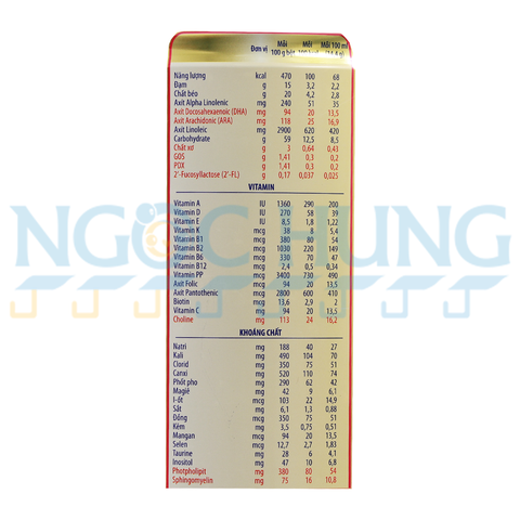 Sữa bột Enfamil A+ Neuropro 2 (vị nhạt dễ uống) 1.7kg (6-12 tháng)