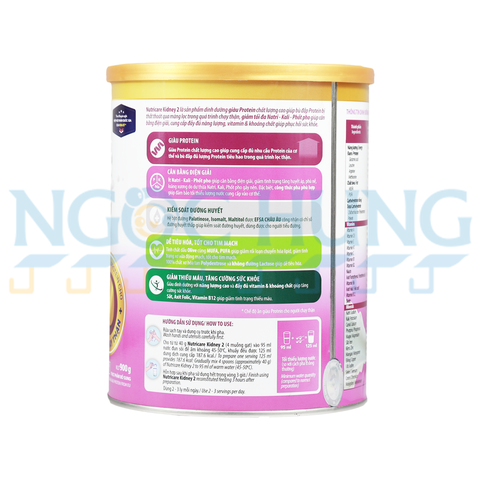 Sữa bột Nutricare Kidney 2 900g (dành cho người bệnh thận)