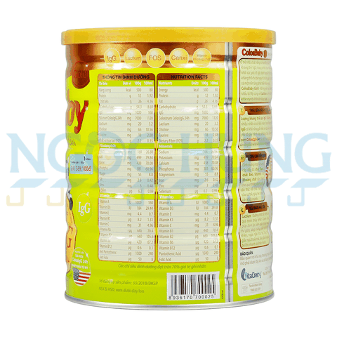 Sữa bột Vitadairy ColosBaby Gold 0+ 800g (0-12 tháng)