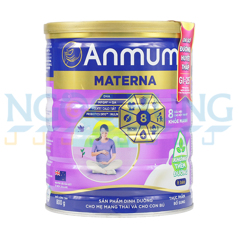 Sữa bột Anmum Materna không đường 800g