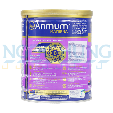 Sữa bột Anmum Materna không đường 800g