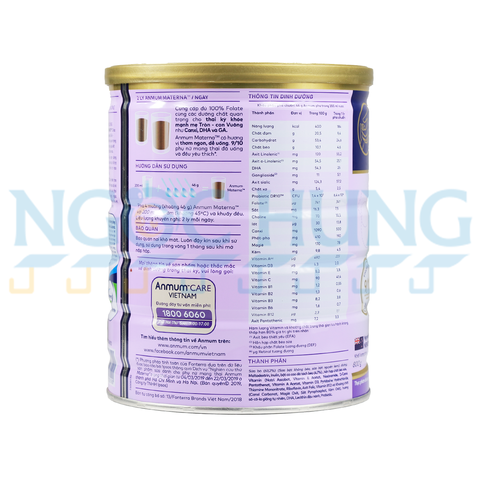 Sữa bột Anmum Materna hương socola 800g