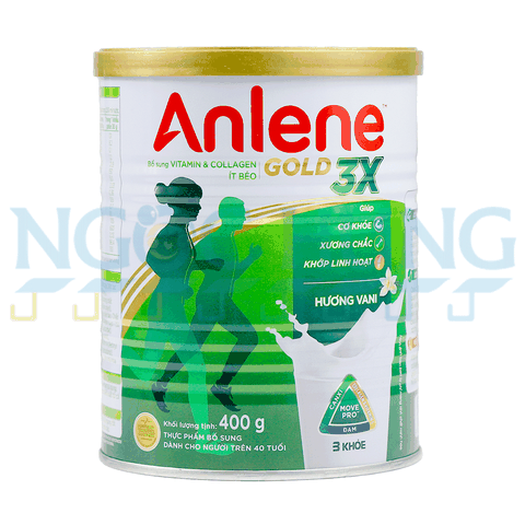 Sữa bột Anlene Gold 3X 400g  (40 tuổi trở lên)