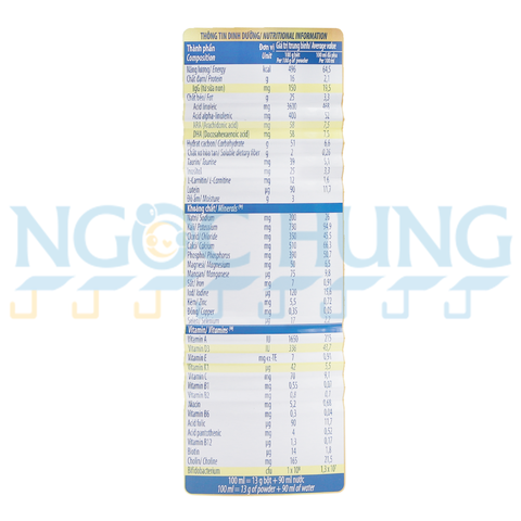Sữa bột Vinamilk sữa non Dielac Alpha Gold 2 400g  (6-12 tháng)