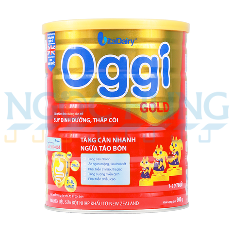 Sữa bột Vitadairy Oggi Gold 800g (1-10 tuổi)