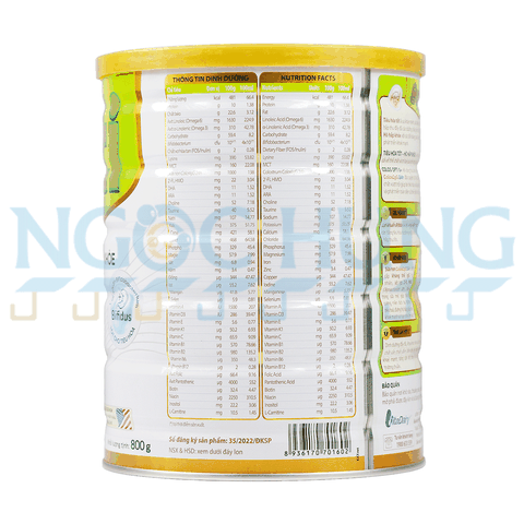 Sữa bột Vitadairy ColosBaby Opti 0+ 800g (0-12 tháng)