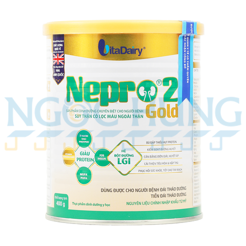 Sữa bột Vitadairy Nepro Gold 2 400g (dành cho người bệnh đã chạy thận)